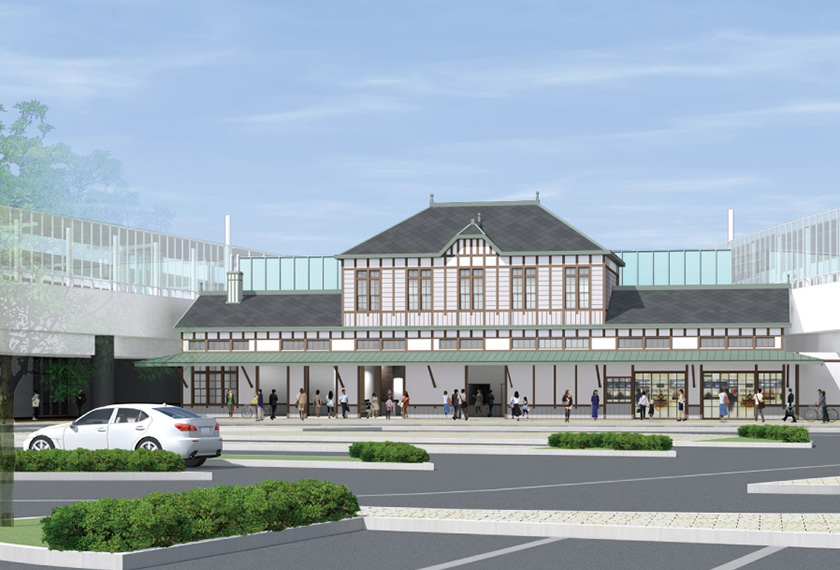 折尾駅舎新イメージ図